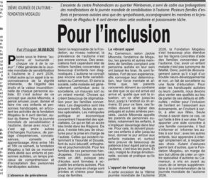 Pour l’incusion